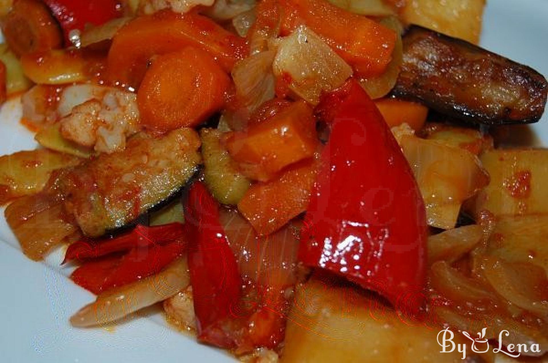 Romanian Vegetable Stew - ByLena.com