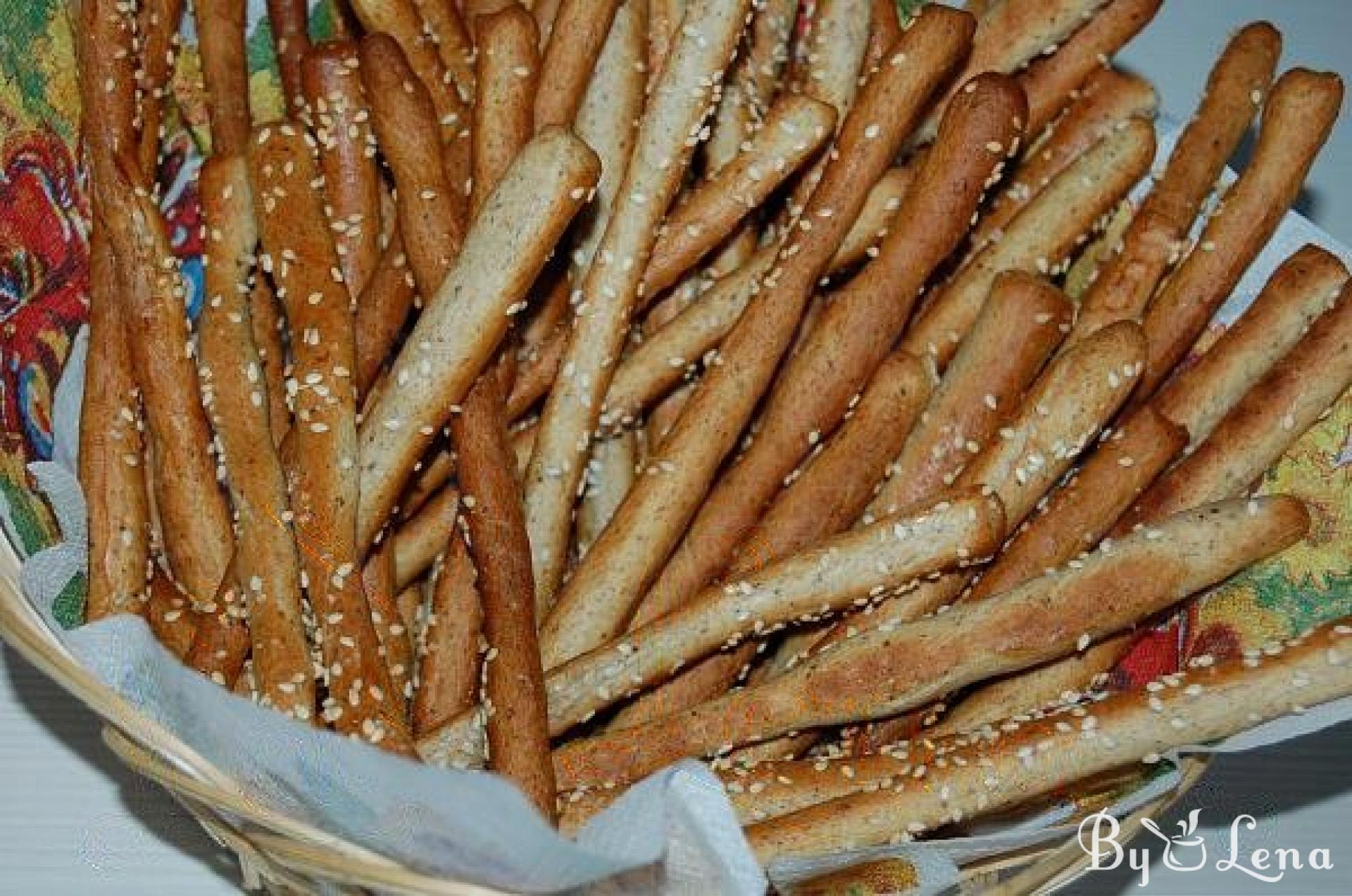 Whole-Wheat Seeded Breadsticks - ByLena.com