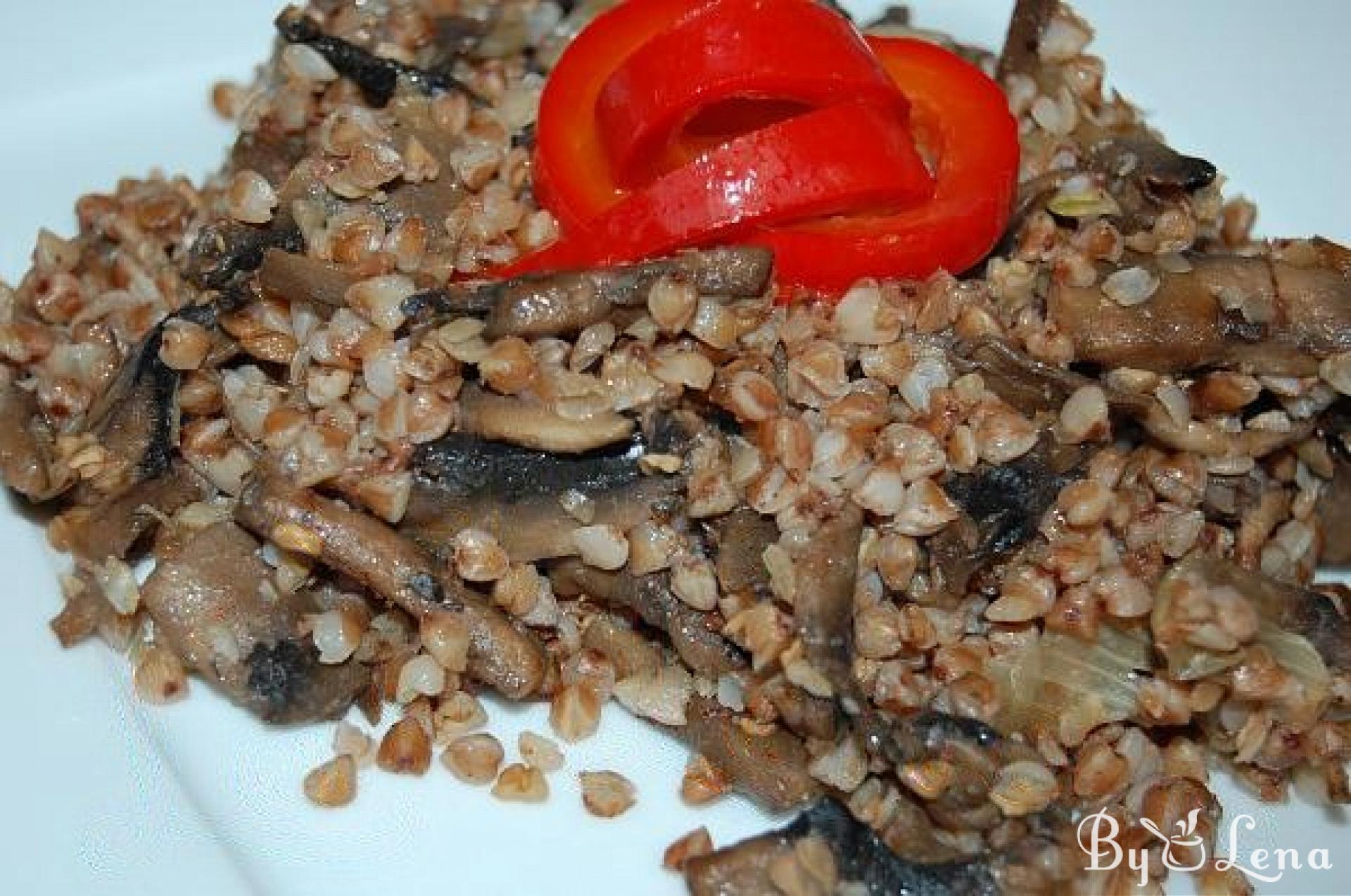 Buckwheat with Mushrooms - ByLena.com