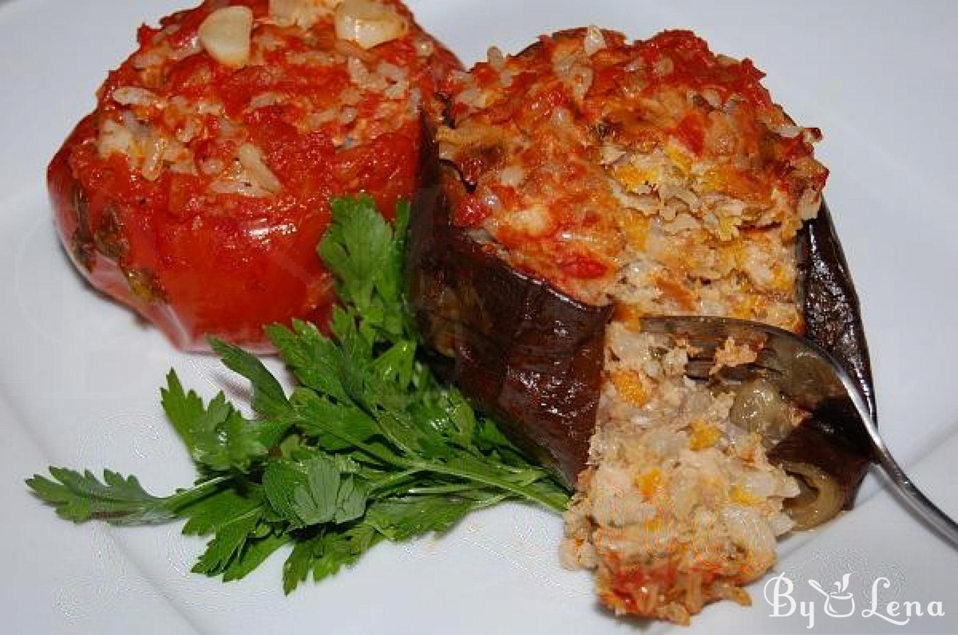 Stuffed Vegetables with Meat and Rice - ByLena.com