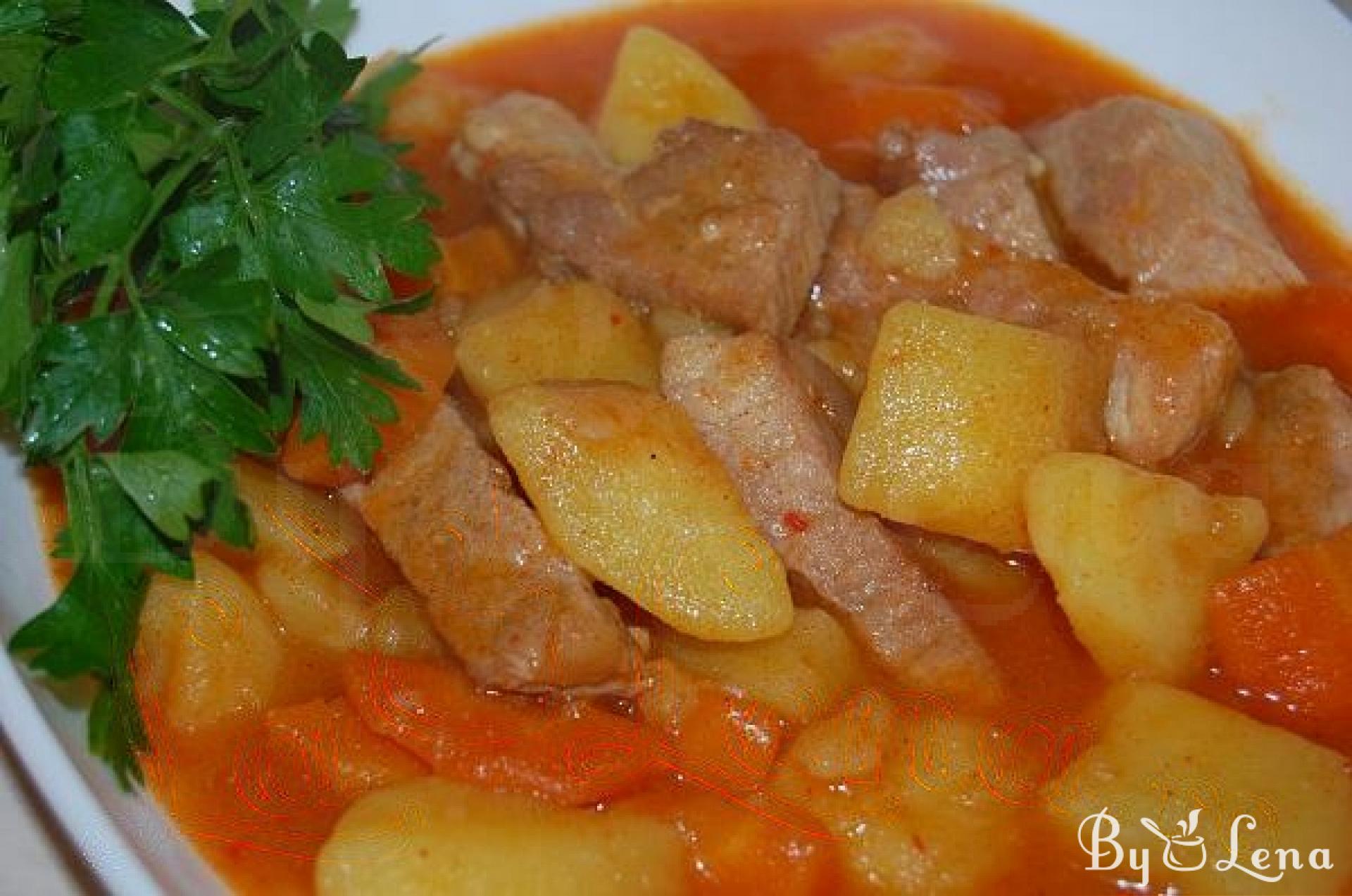 Pork and Potato Stew - ByLena.com