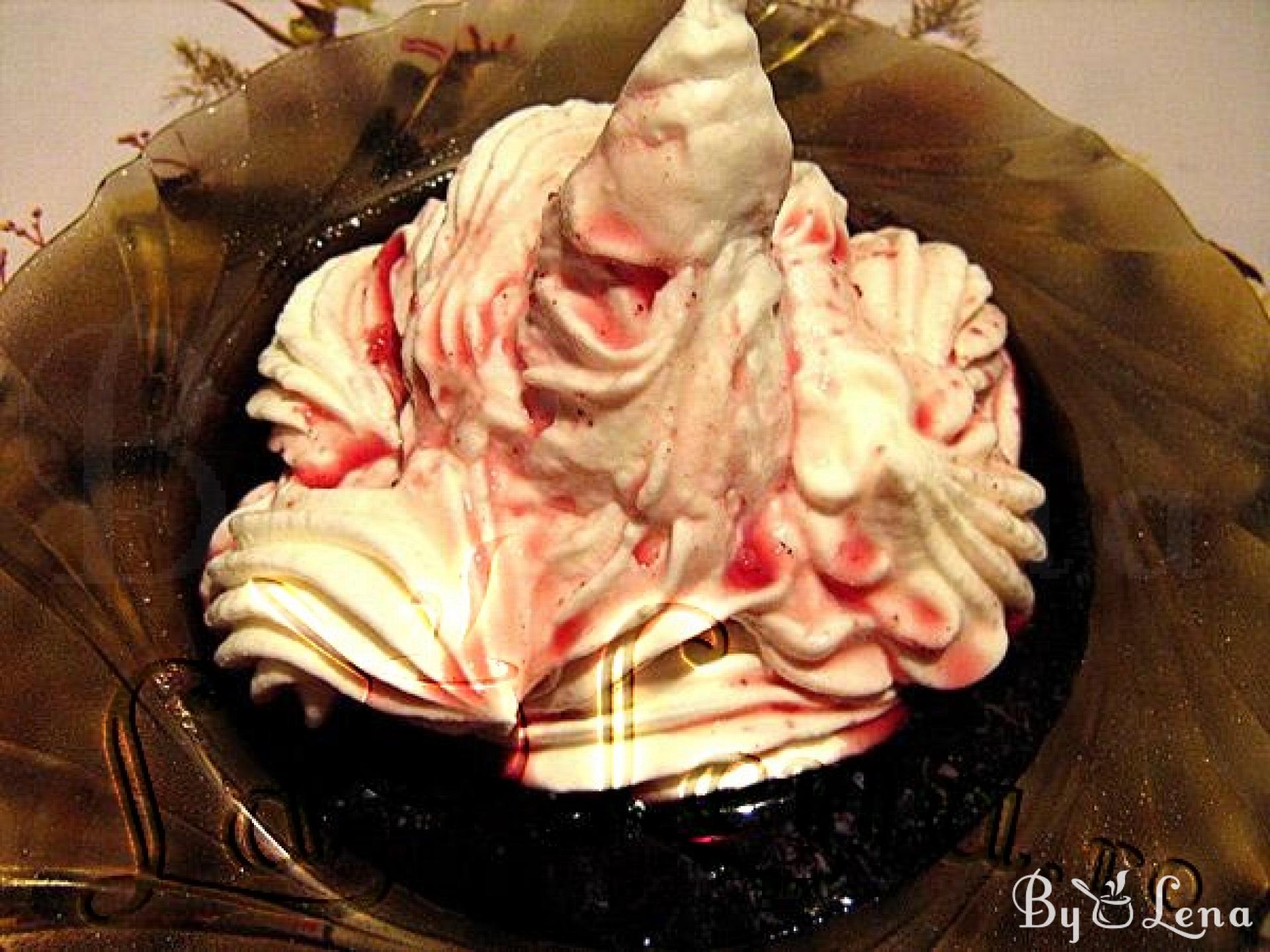 Red Wine-Poached Pears and Whipped Cream: An Elegant Dessert - ByLena.com