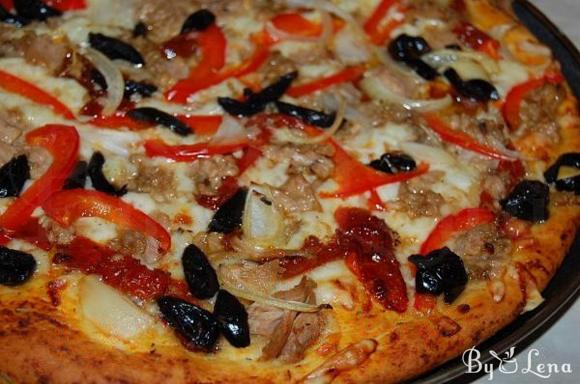 Tuna Pizza Recipe - ByLena.com