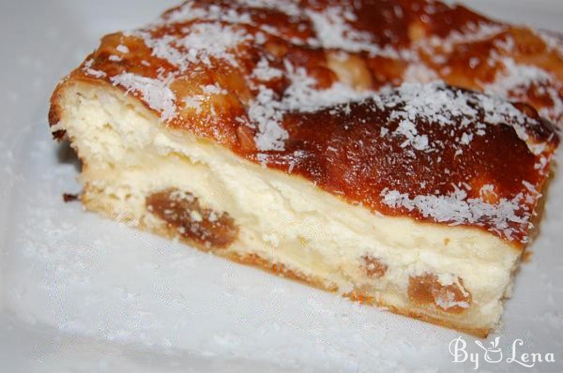 Quick and Sweet Cheese Pie with Filo Pastry Sheets - ByLena.com