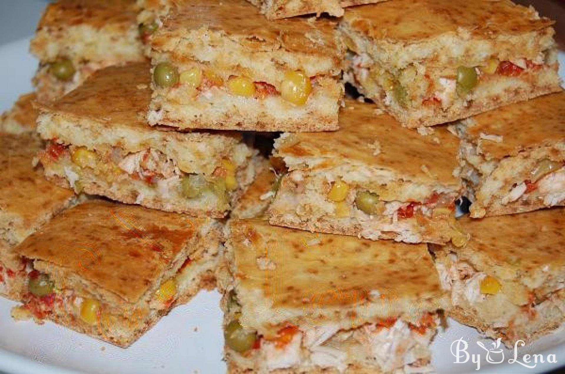 Chicken, Sweet Corn and Pea Brazilian Pie - ByLena.com