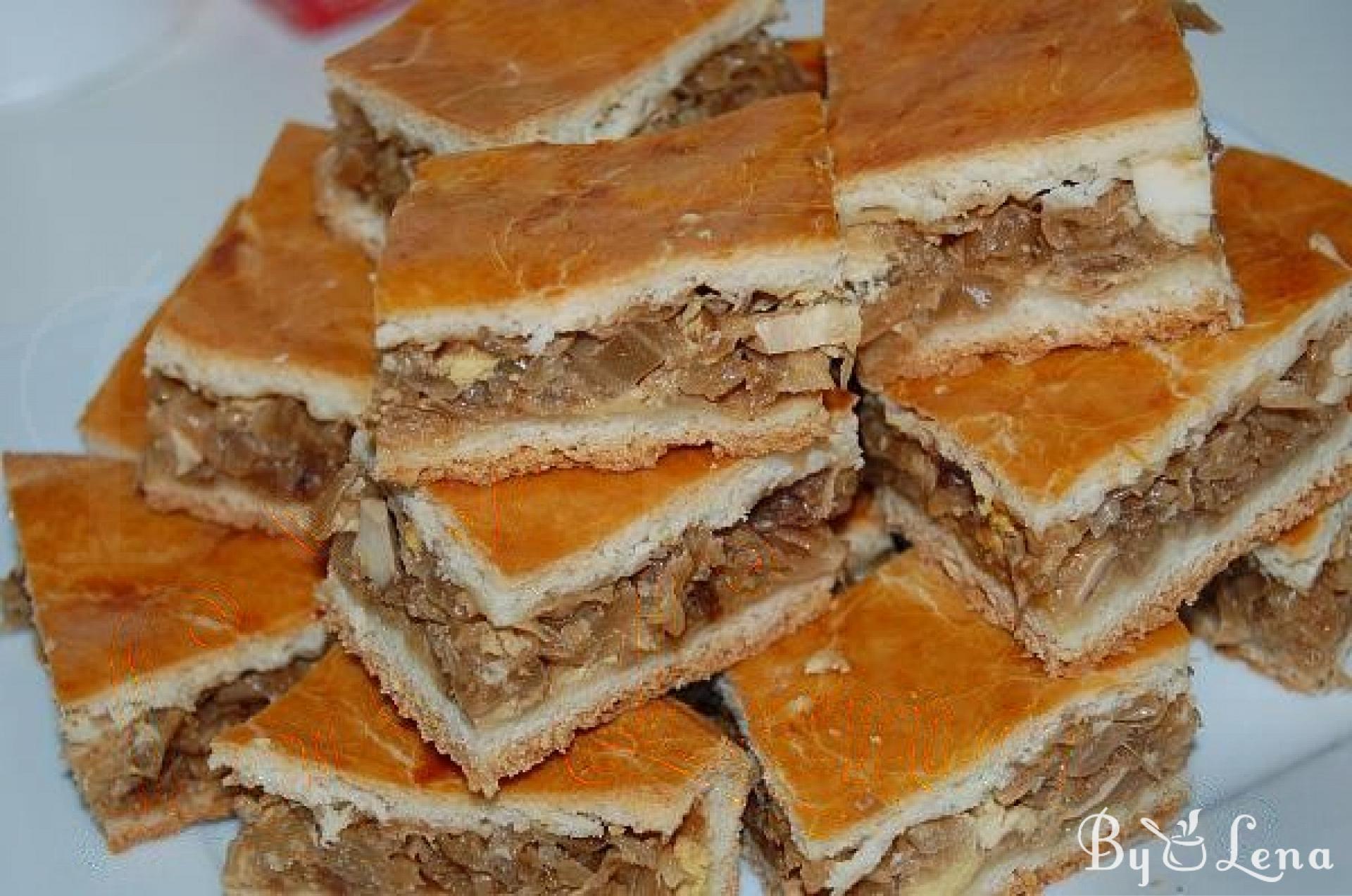 Russian Cabbage Pie - ByLena.com