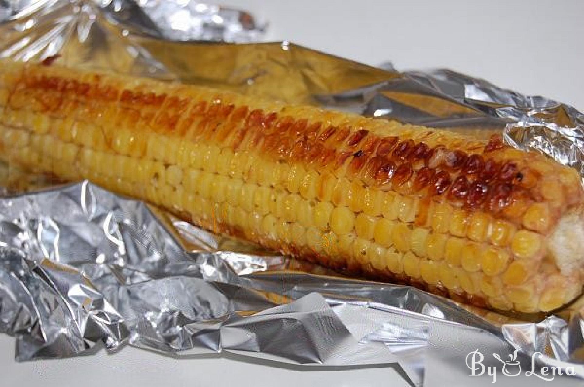 Oven-Baked Corn on the Cob - ByLena.com