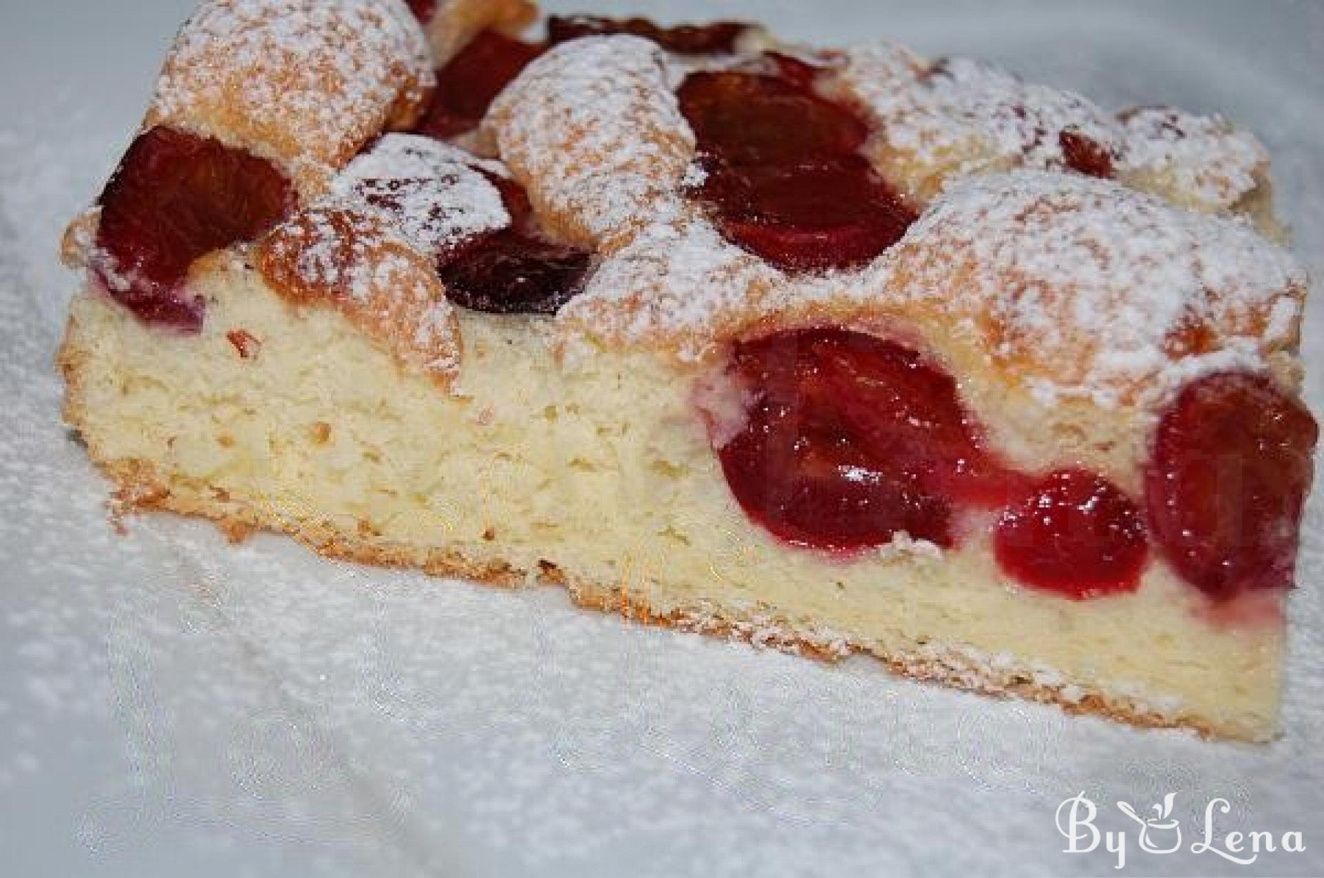 Easy Summer Cherry Cake - ByLena.com