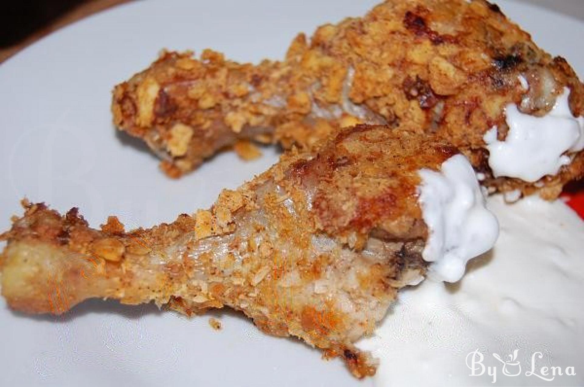 Baked Crispy Chicken Drumsticks - ByLena.com