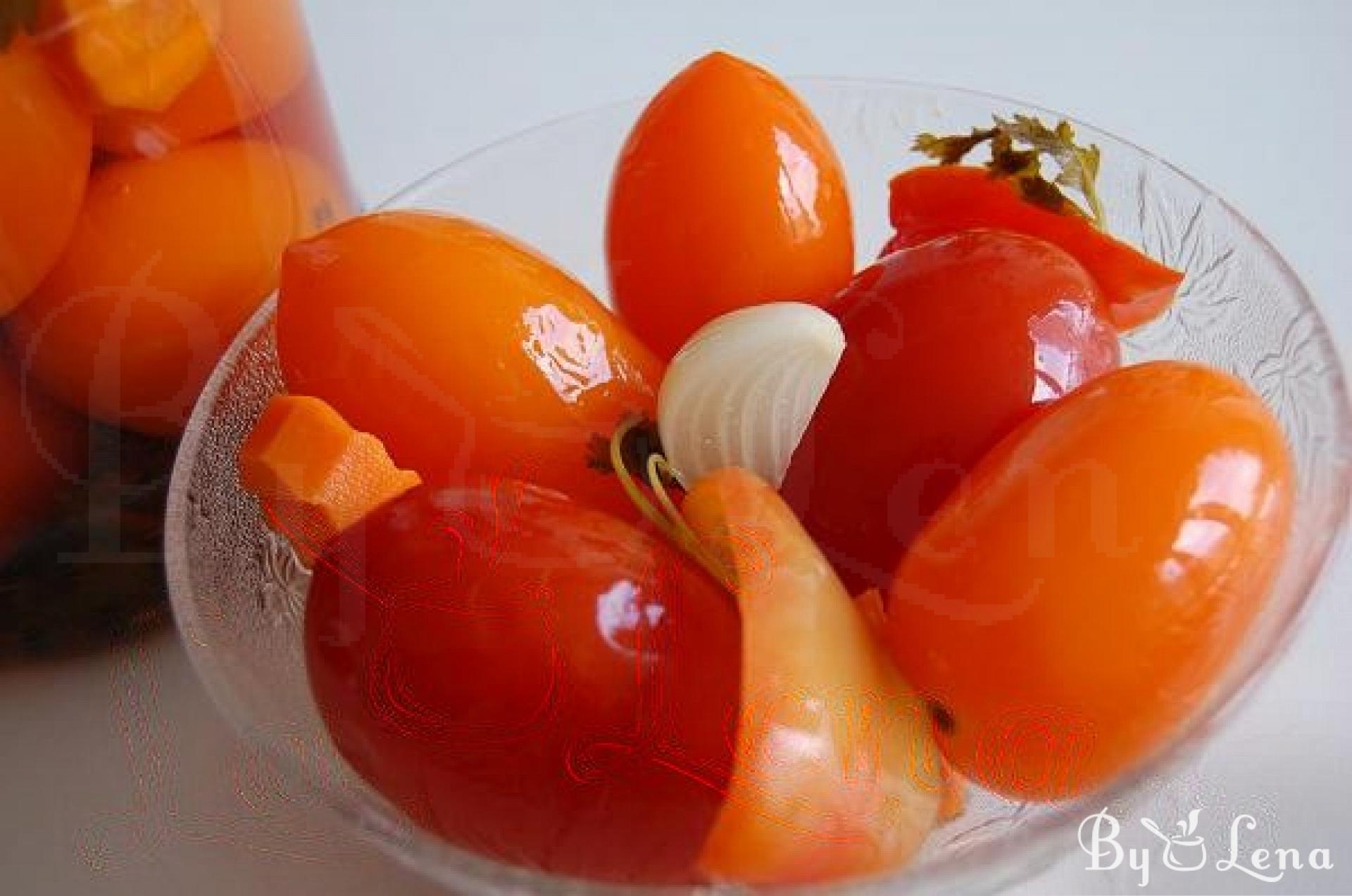 Mom's Ucrainian Pickled Tomatoes - ByLena.com
