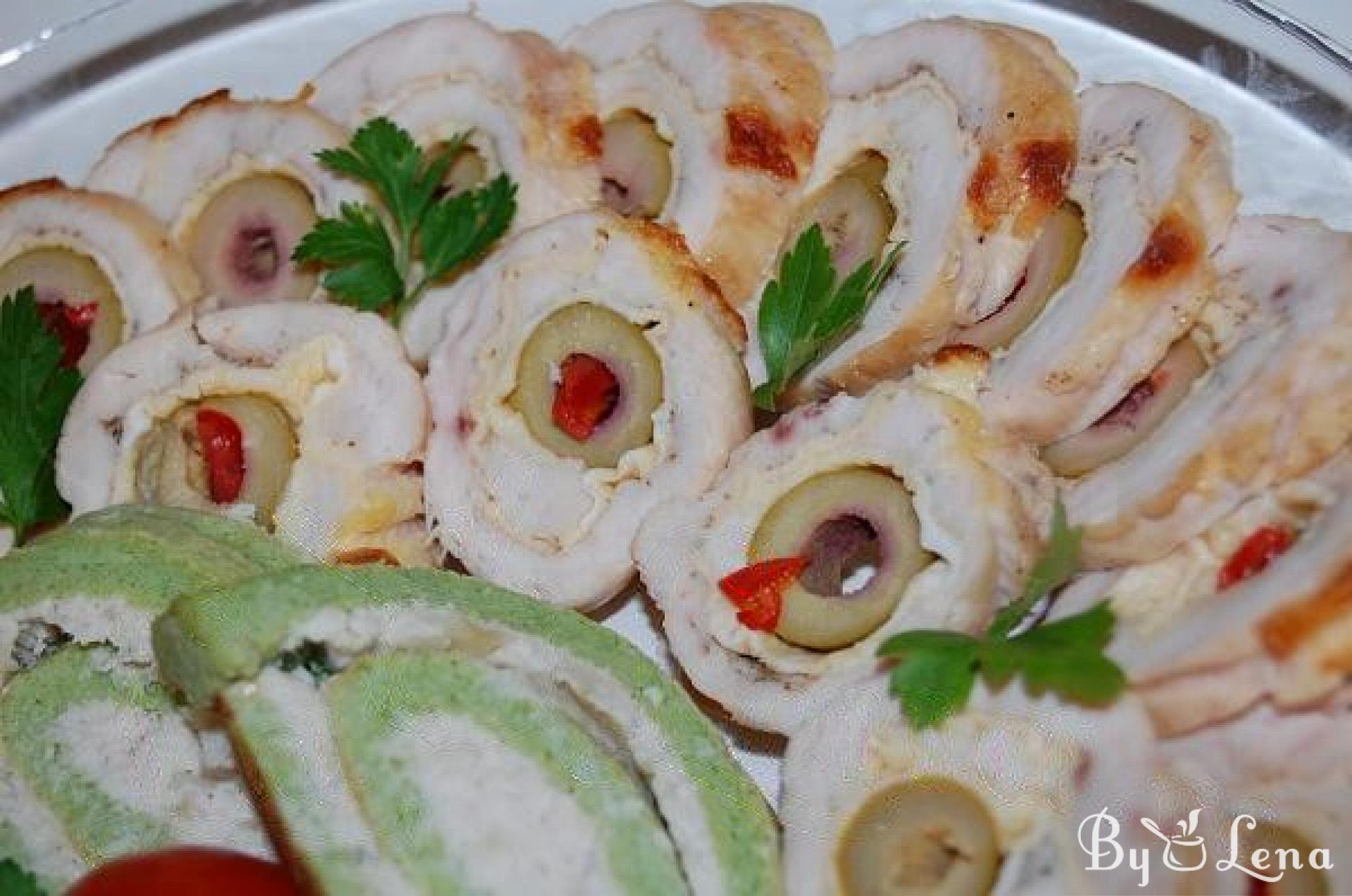 Stuffed Chicken Rolls - ByLena.com