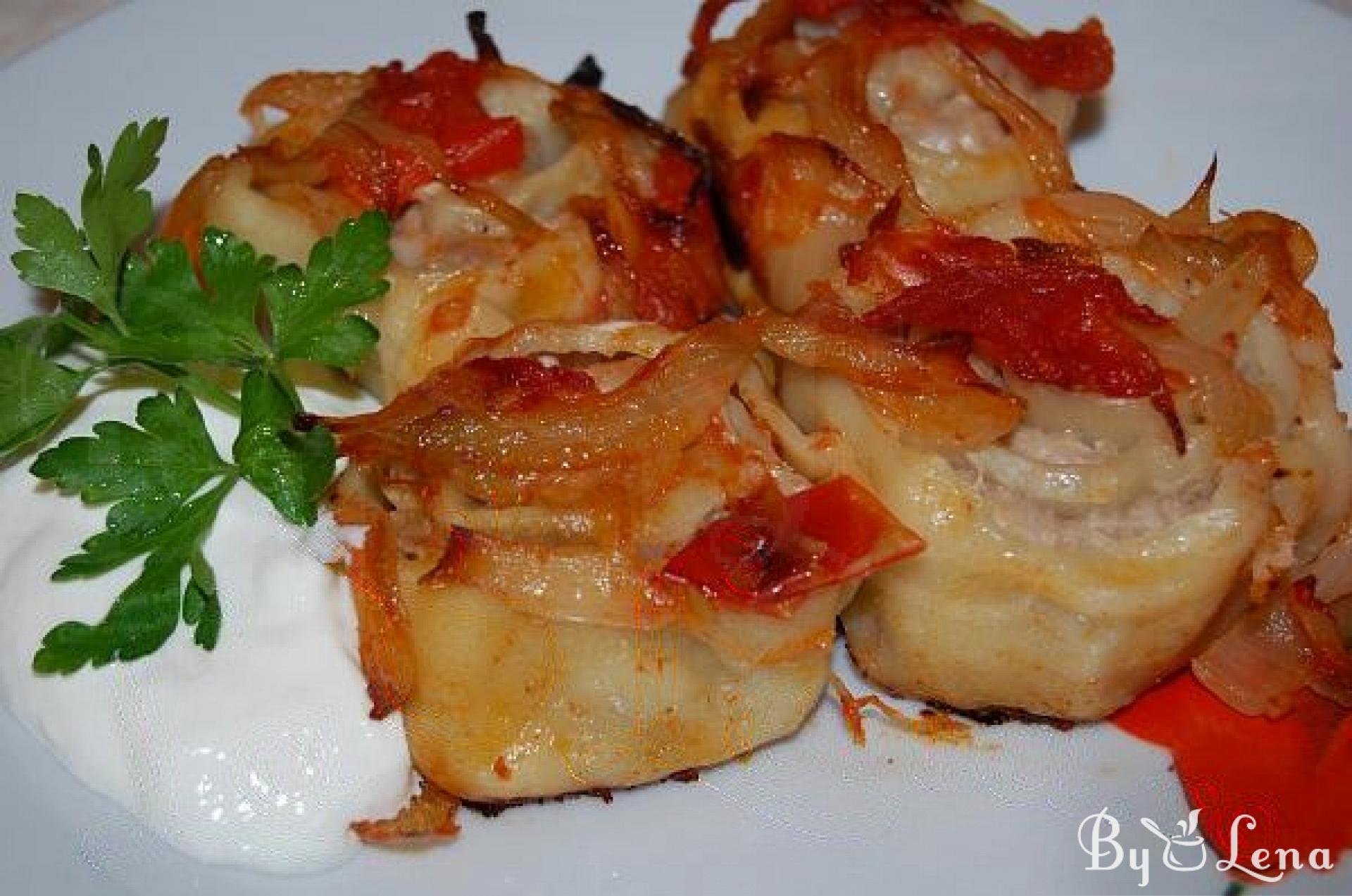 Lazy Baked Dumplings Rolls - ByLena.com