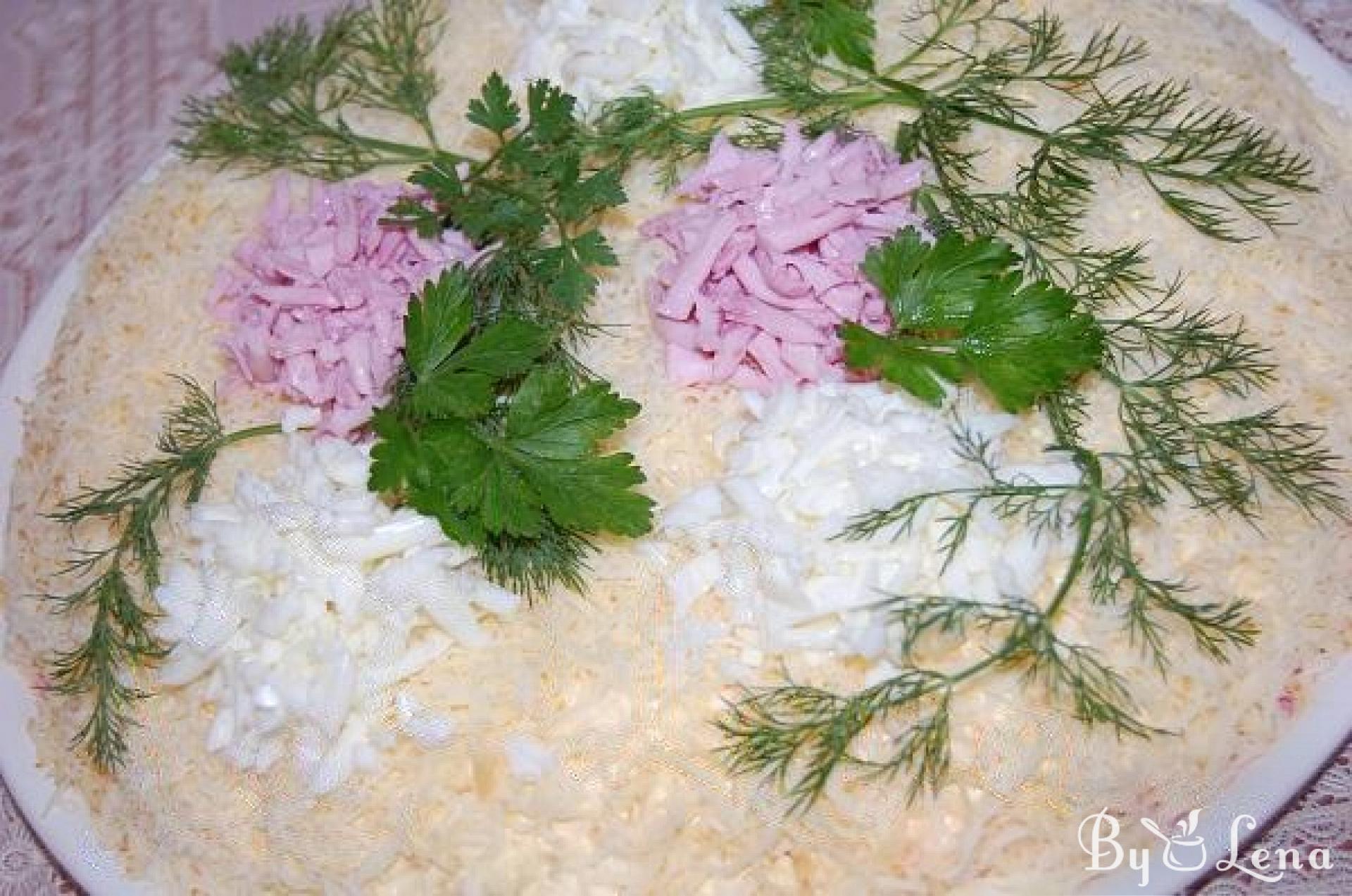 Layered Fish Salad - ByLena.com