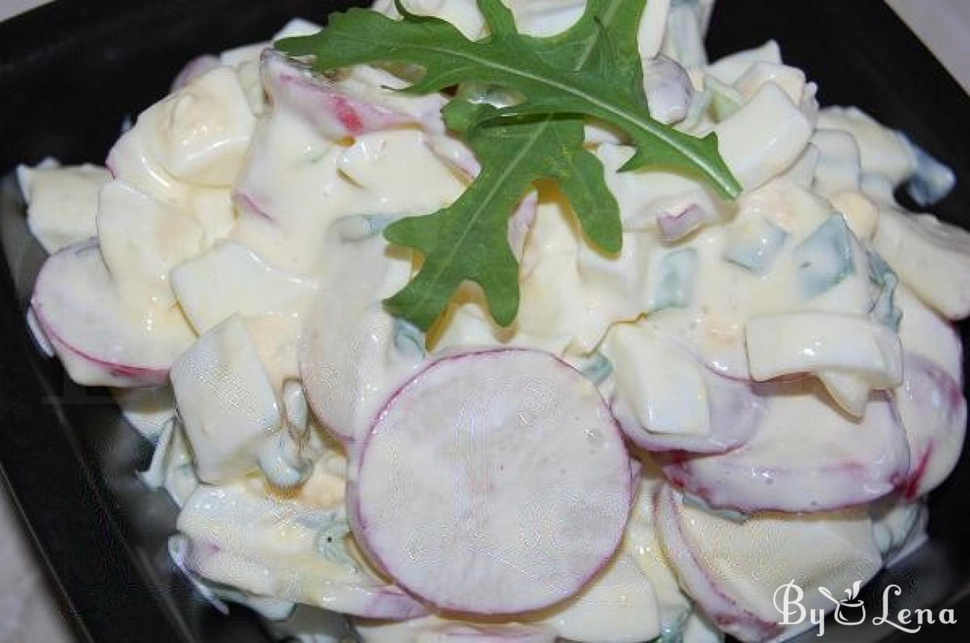 Creamy Radish Salad - ByLena.com