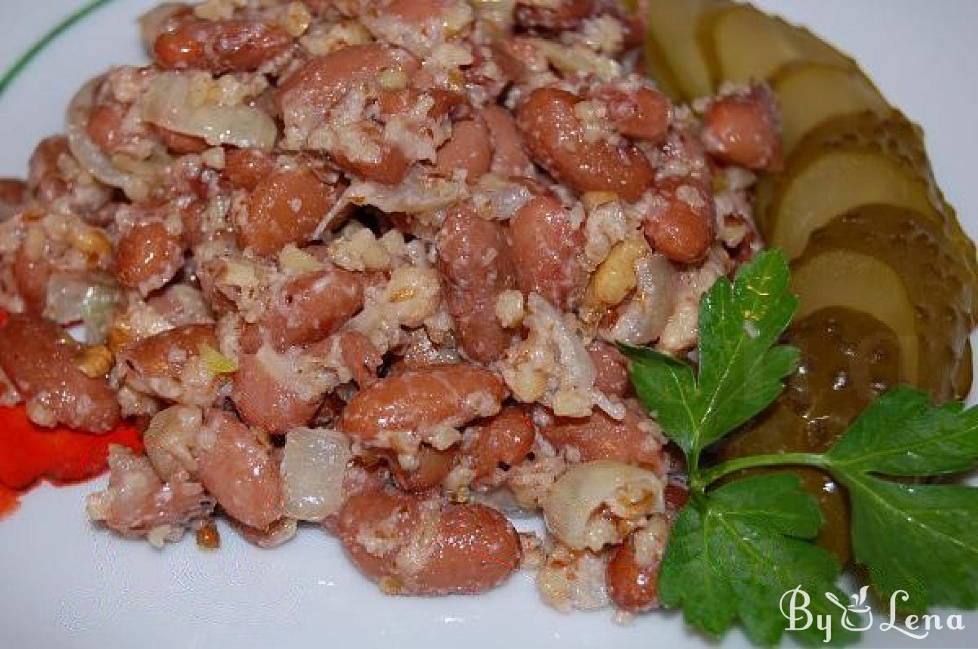 Red Bean Salad with Walnuts - ByLena.com