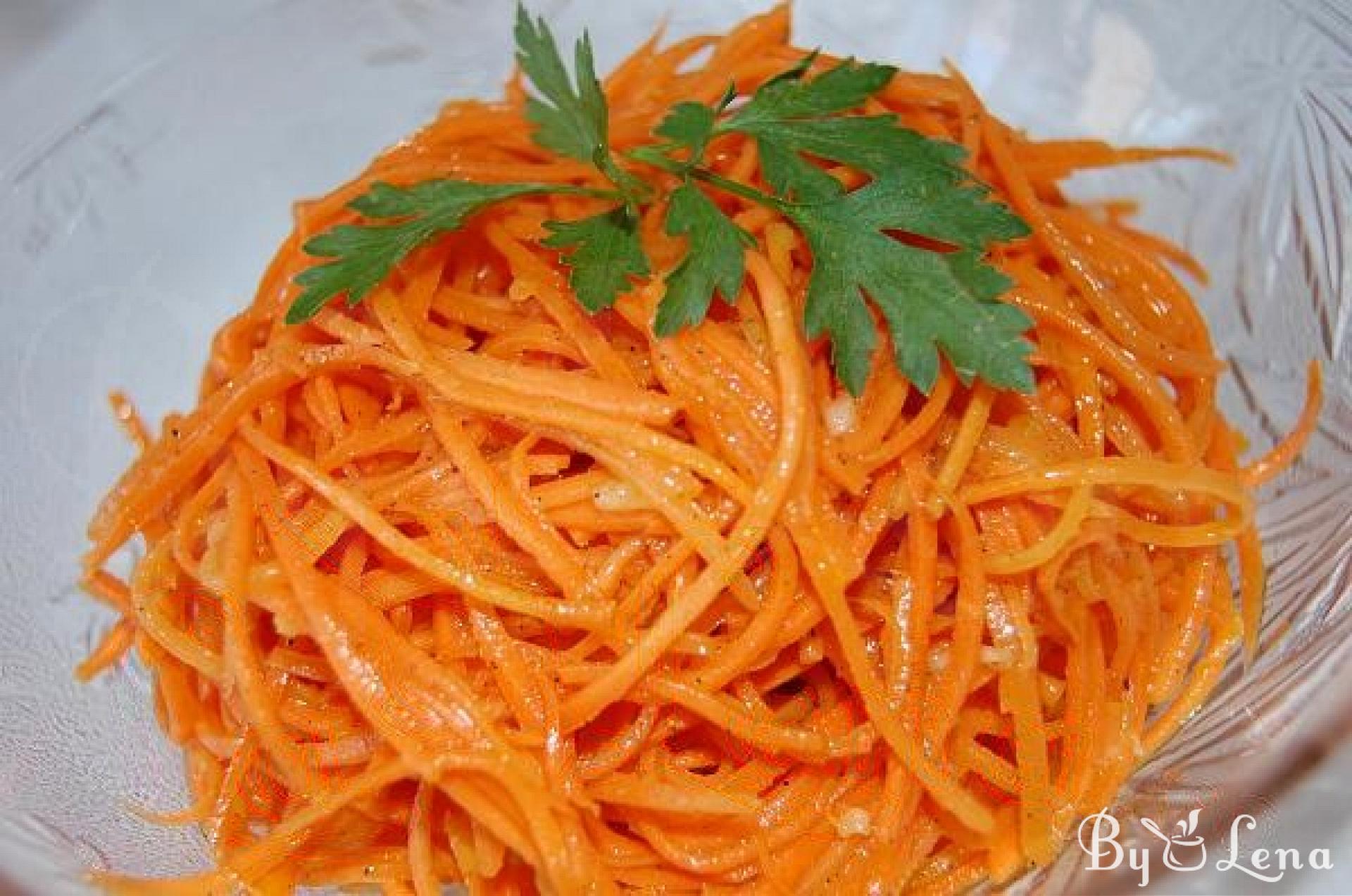 Pickled Carrot Noodles - Easy Korean-Style Recipe - ByLena.com