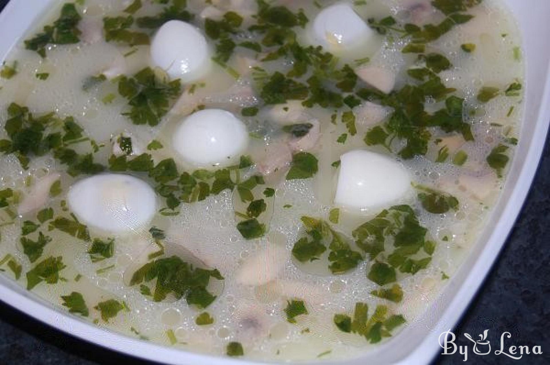 Cheese Chicken and Mushroom Soup - ByLena.com