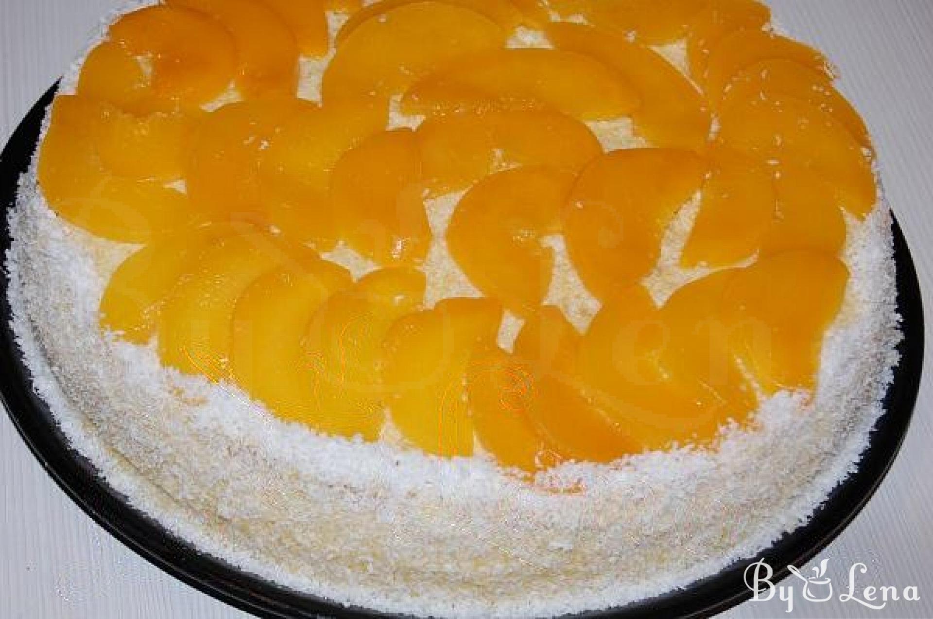 Vegan Peach Cake - ByLena.com