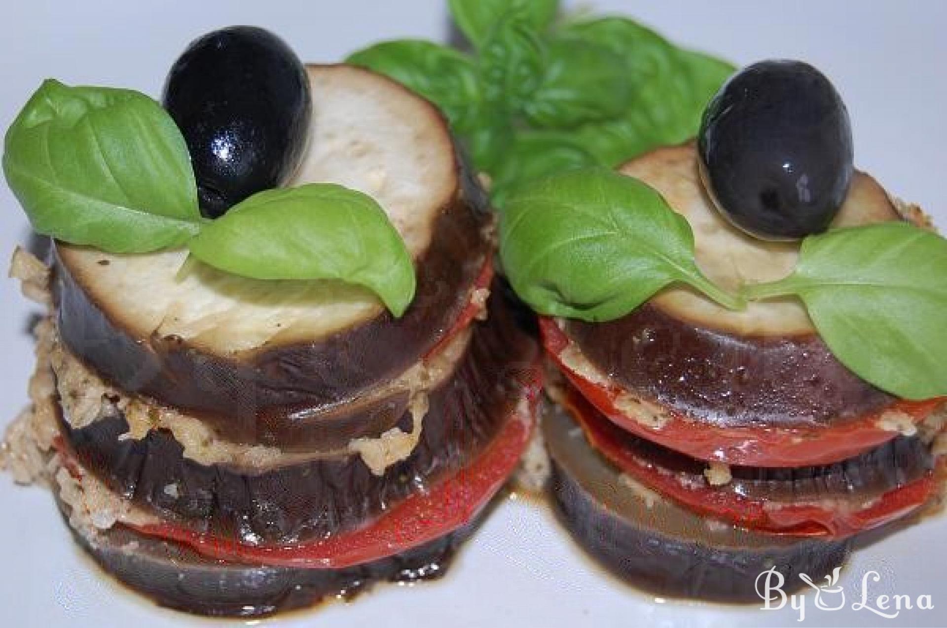 Baked Eggplant with Cheese - ByLena.com