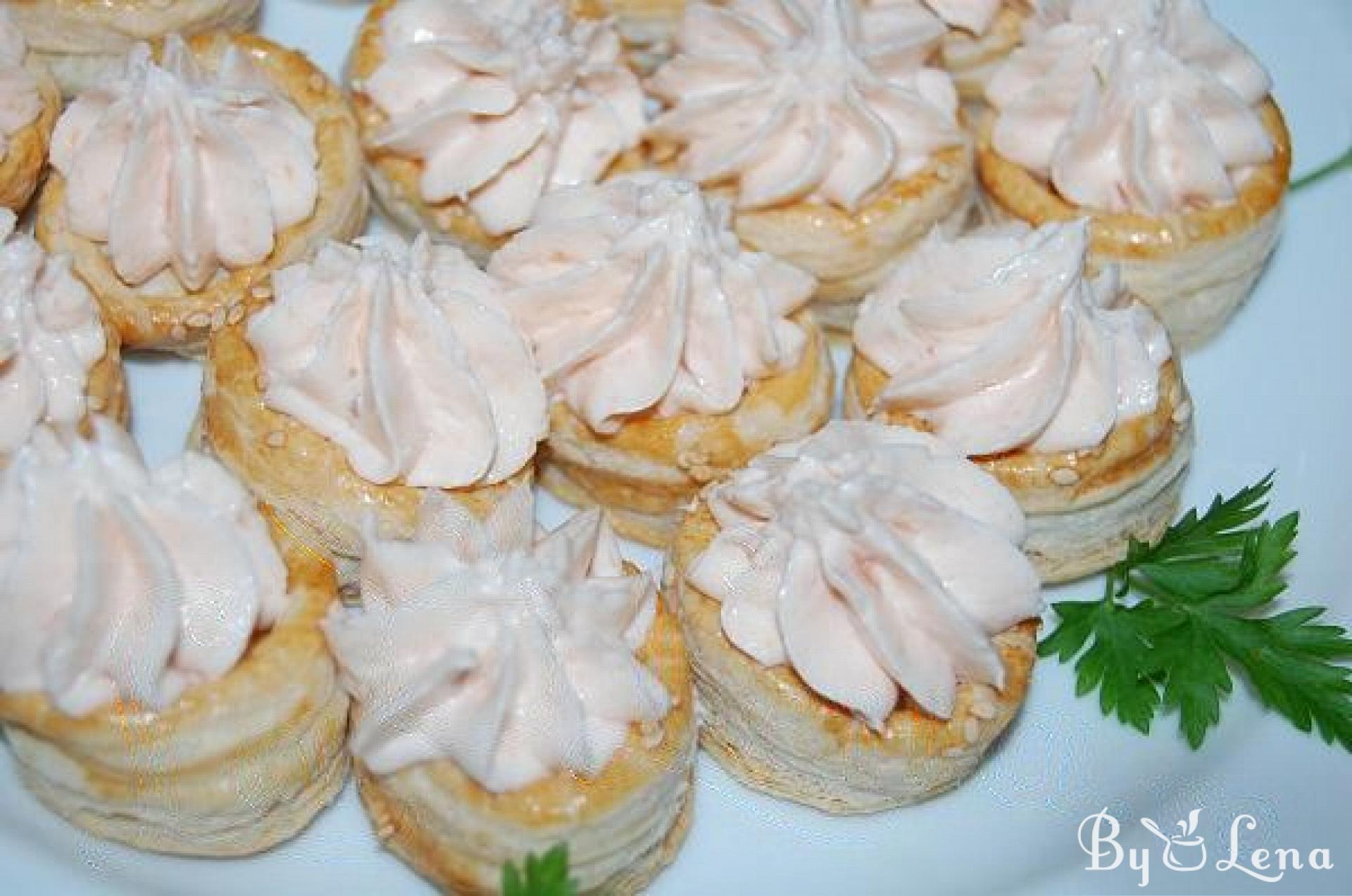 Cream Cheese and Smoked Salmon VolauVents