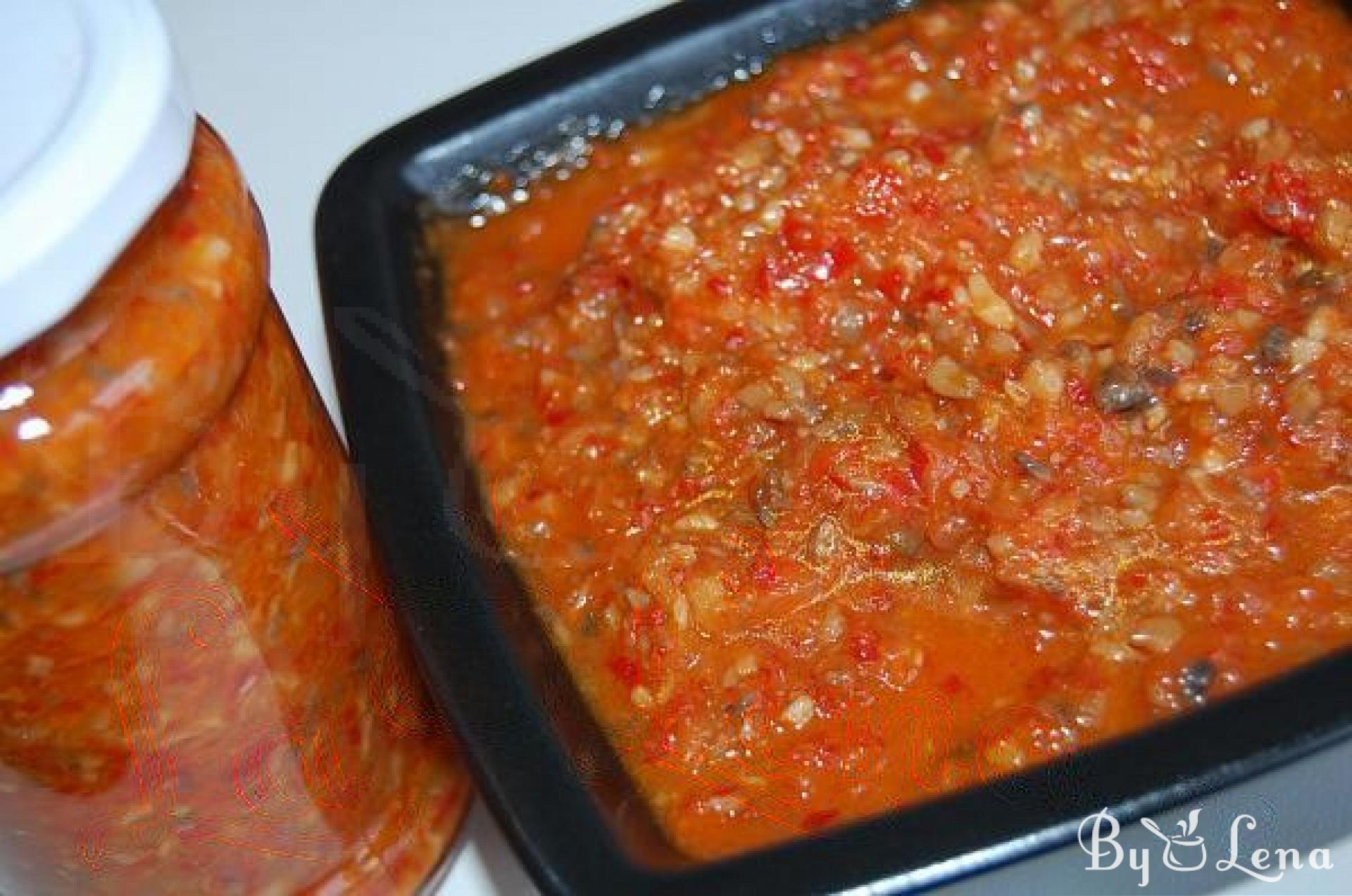 Easy Vegetables Spread with Mushrooms - ByLena.com