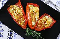 Greek Stuffed Peppers with Cheese