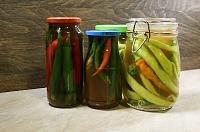 Hot Peppers in Vinegar with Honey