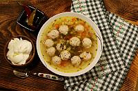 Romanian Meatball Soup