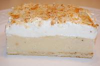 Vanilla Custard Cream Squares - Romanian Cremes, or Cremsnit