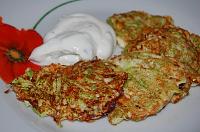 Light Zucchini and Cheese Fritters