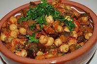 Aubergine and Chickpea Stew