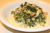 Spinach With Chickpeas Recipe