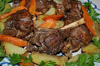 Oven-Baked Lamb with Vegetables