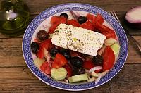 Traditional Greek Salad - Horiatiki