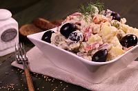 Vegan Potatoes and Olives Salad