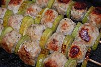 Oven-Roasted Chicken Meatballs with Zucchini
