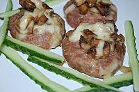 Mushrooms and Cheese Meat Patties