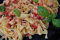 Salmon Tomato Pasta