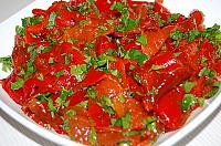 Romanian Roasted Peppers Salad