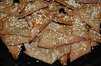 Crispy Rye and Seeds Crackers