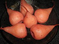 Red Wine-Poached Pears with Whipped Cream - Step 5