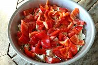 Greek Bouyourdi - Baked Cheese with Peppers and Tomatoes - Step 5