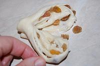 Butterfly and Hearts Shaped Sweet Buns with Raisins - Step 10