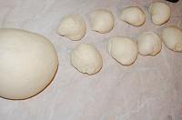 Butterfly and Hearts Shaped Sweet Buns with Raisins - Step 1