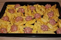 Oven Baked Meatballs and Potatoes - Step 4