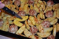 Oven Baked Meatballs and Potatoes - Step 5