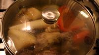 Zeama, traditional chicken soup from Moldova - Step 6