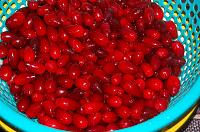 No-Cook Cornelian Cherry Jam - Step 2