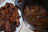 Chicken Rooster Stewed in Red Wine - Step 13