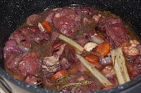 Chicken Rooster Stewed in Red Wine - Step 17